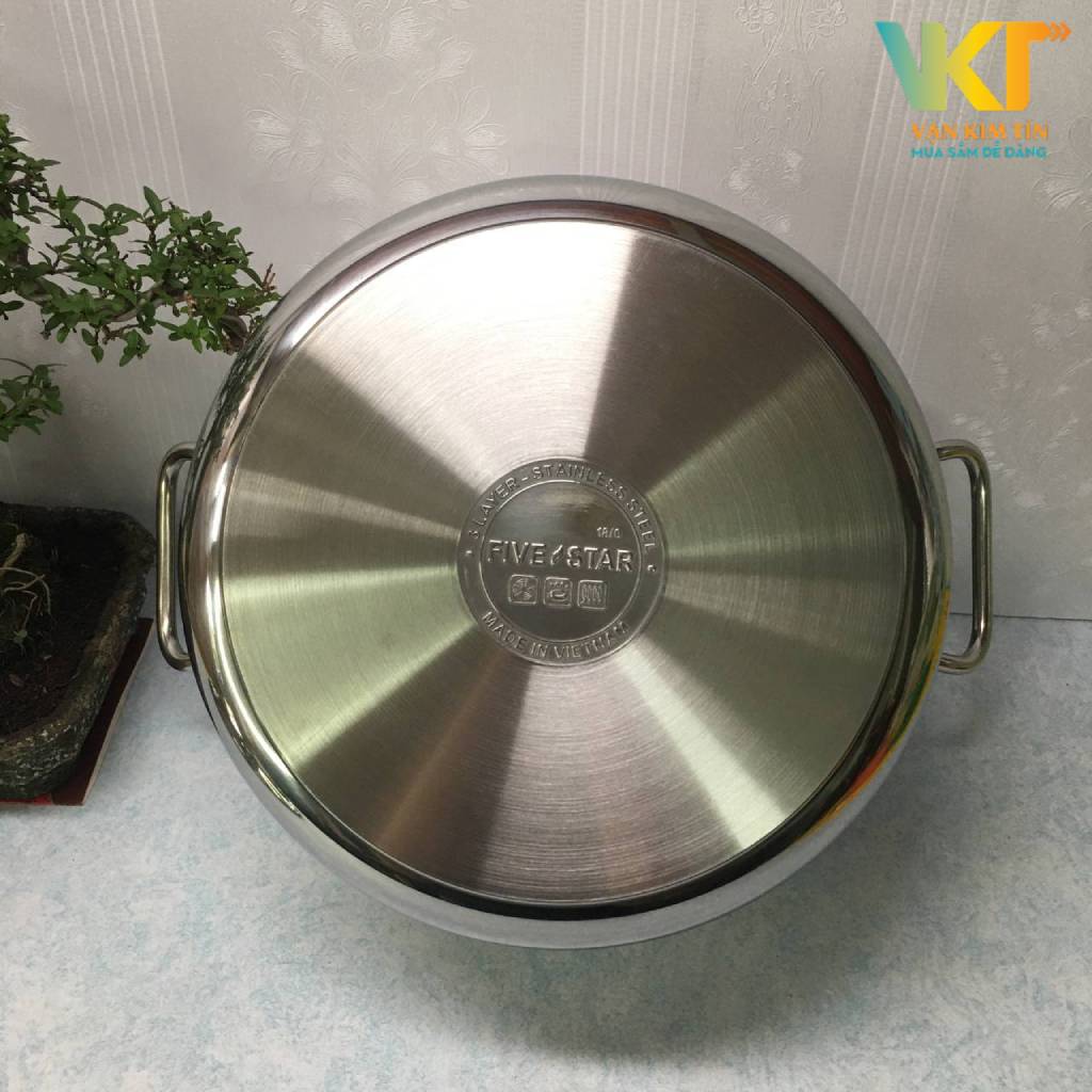 Nồi inox 3 đáy Fivestar FSN 24cm nắp inox