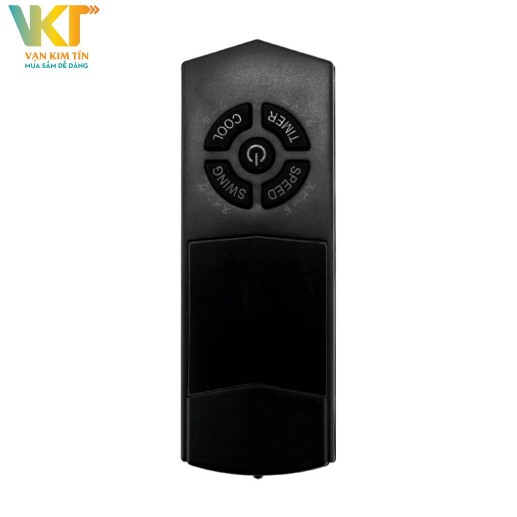 Quạt điều hòa Boss S106 - Bảng điều khiển bằng nút nhấn đi kèm remote, tùy chỉnh tiện lợi hơn