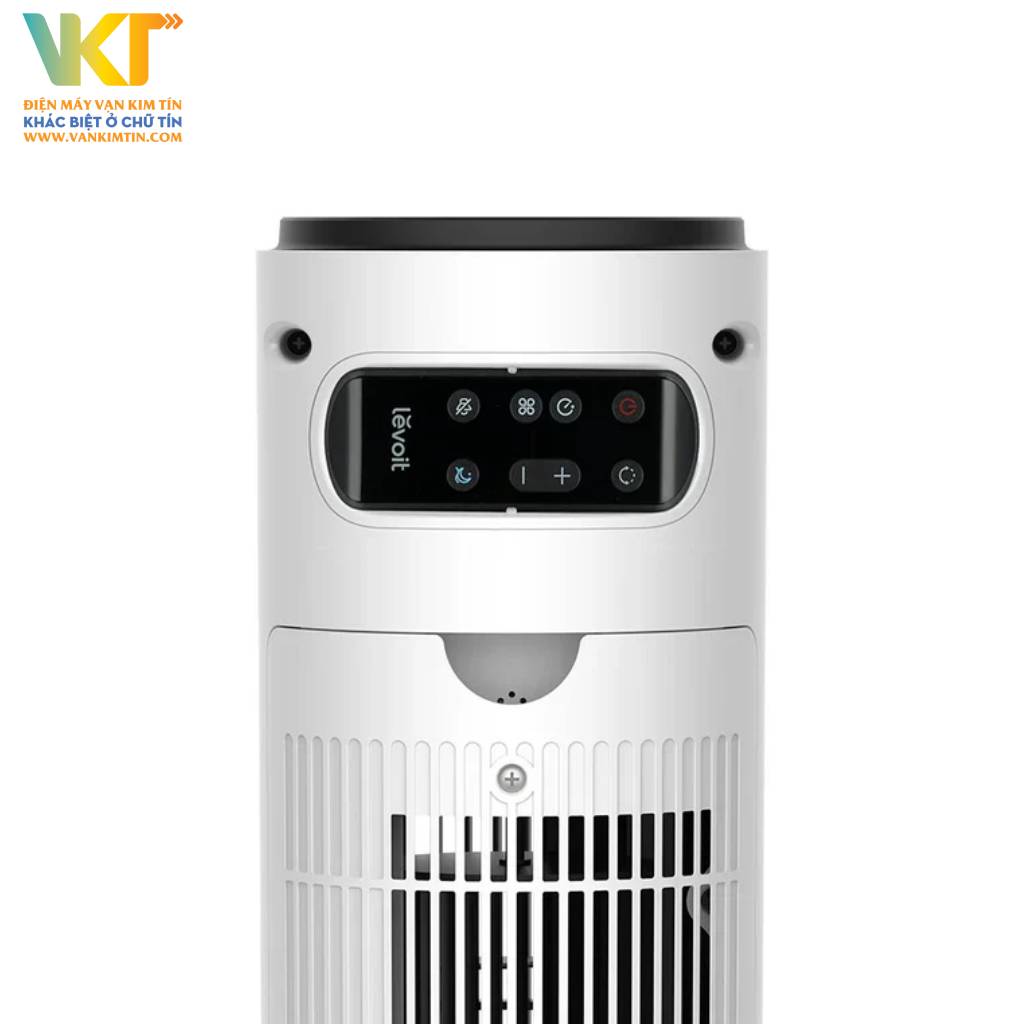 Quạt tháp thông minh Levoit Classic Tower Fan - Công nghệ DC biến tần, hoạt động yên tĩnh vào ban đêm