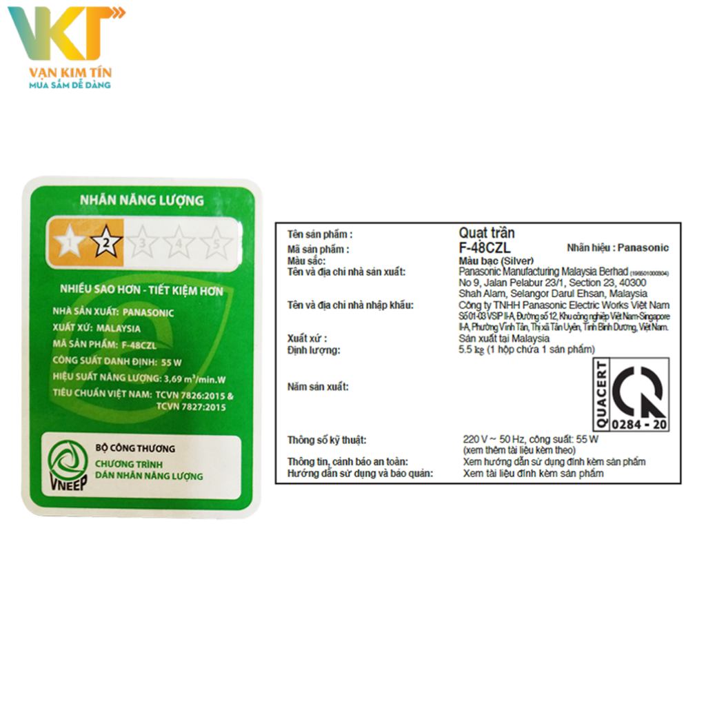 Quạt trần Panasonic F-48CZL