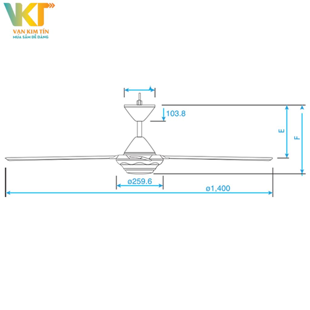 Quạt trần Panasonic F-56MZG-GOS