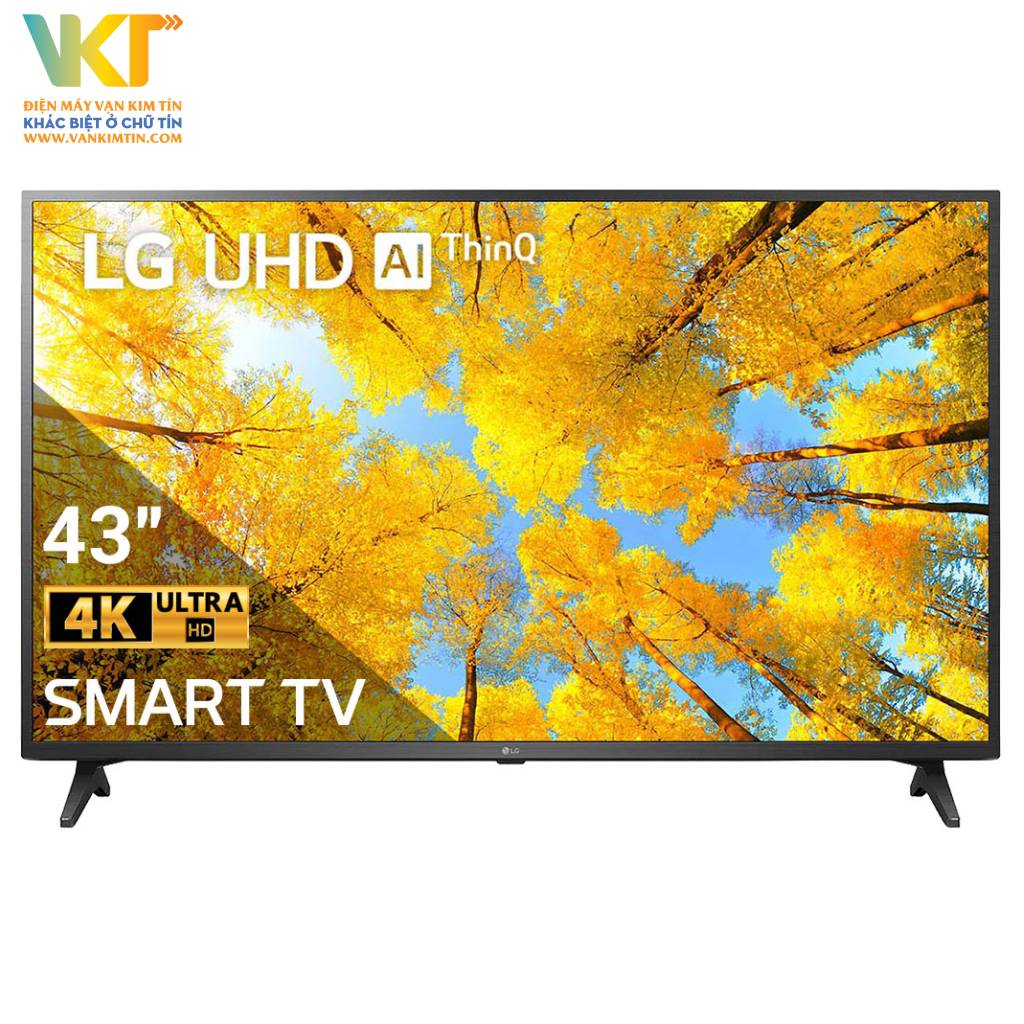 Smart Tivi LG 4K 43 inch 43UQ7550PSF - Nâng tầm không gian nội thất với thiết kế tinh xảo từng chi tiết