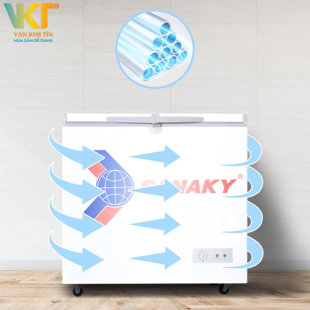 Tủ đông Sanaky VH-225A2 220 lít