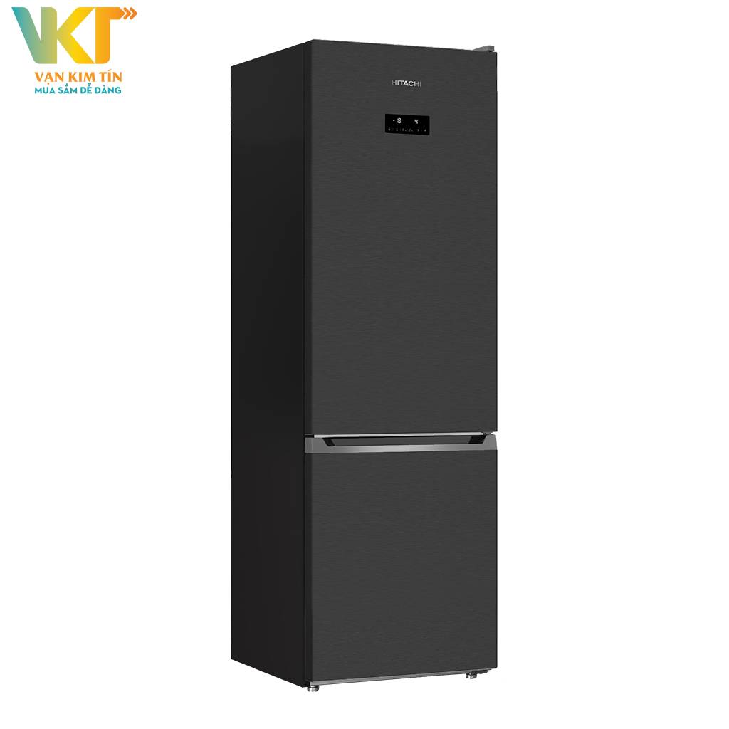 Tủ lạnh Hitachi Inverter 356 lít R-B375EGV1 - Thiết kế tủ cao sang trọng với gam màu đen lịch lãm