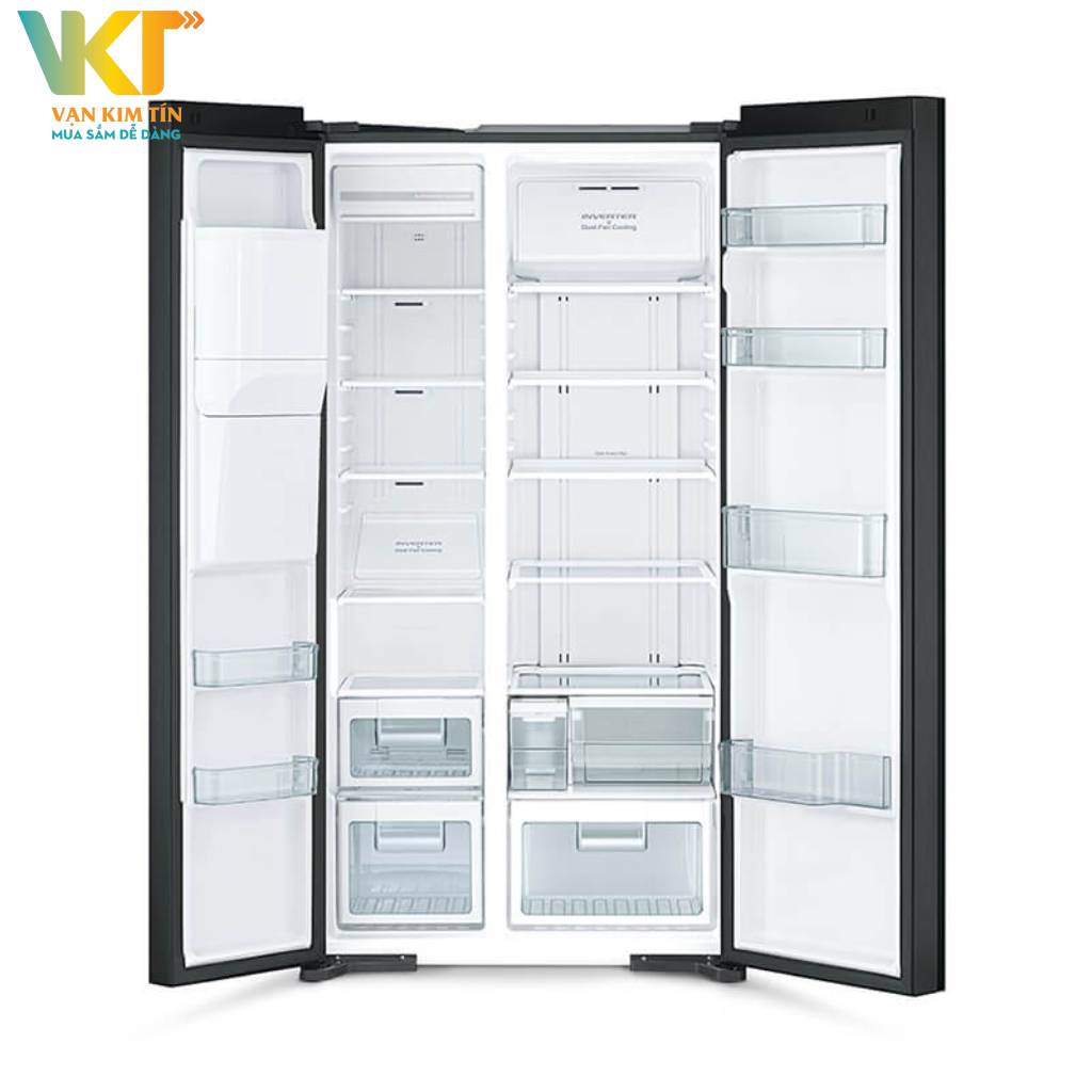 Tủ lạnh Hitachi Inverter 573 lít R-SX800GPGV0 GBK - Làm lạnh hiệu quả nhờ công nghệ Inverter và hệ thống quạt kép cải tiến