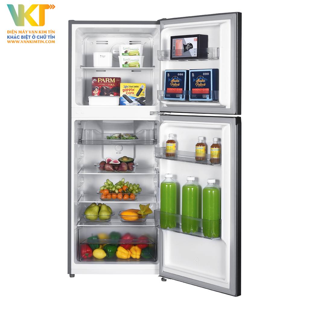 Tủ lạnh Sharp Inverter 197 lít SJ-X215V-SL - Dung tích tối ưu, phân chia nhiều không gian