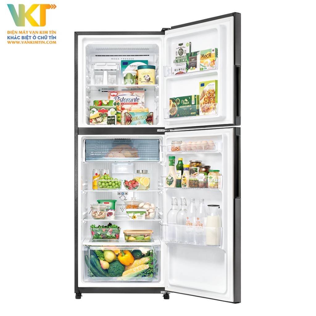 Tủ lạnh Sharp Inverter 330 lít SJ-XP352AE-SL - Thiết kế tinh tế và bền bỉ, linh hoạt sử dụng