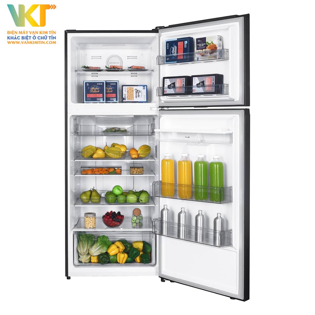 Tủ lạnh Sharp Inverter 417 lít SJ-X417WD-DG - Thiết kế đơn giản với dung tích lớn, linh hoạt lưu trữ