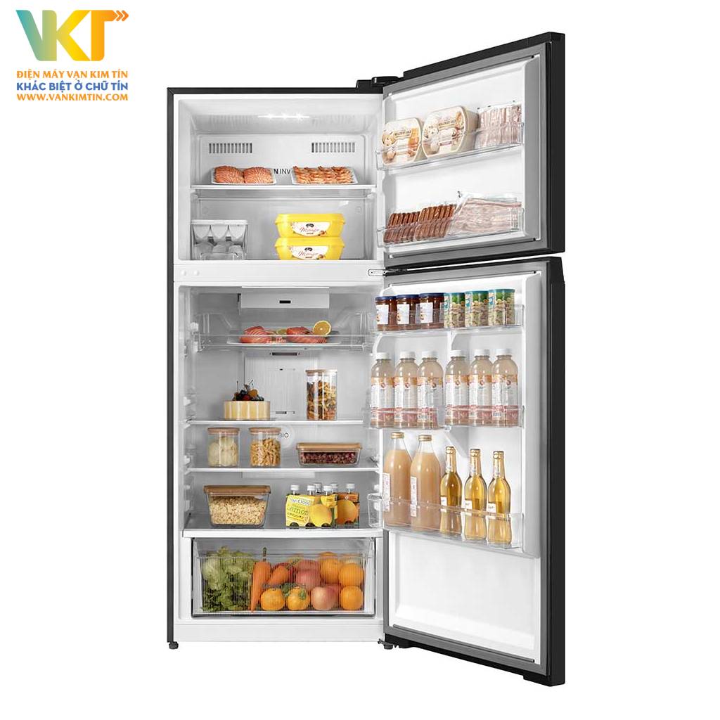 Tủ lạnh Toshiba Inverter 411 lít GR-RT559WE-PMV(58)-MM - Phân chia không gian linh hoạt với dung tích lớn