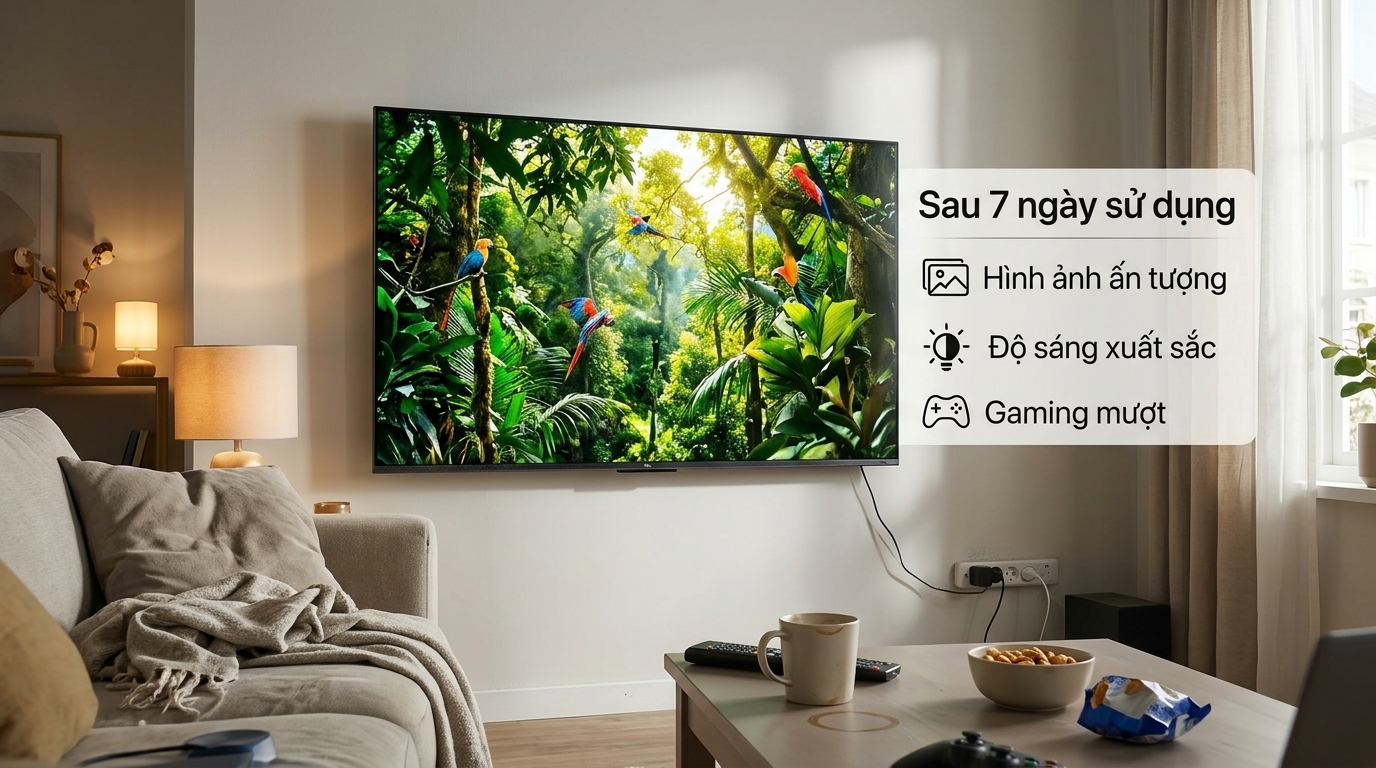 Đánh giá TCL C7L sau 7 ngày sử dụng thực tế