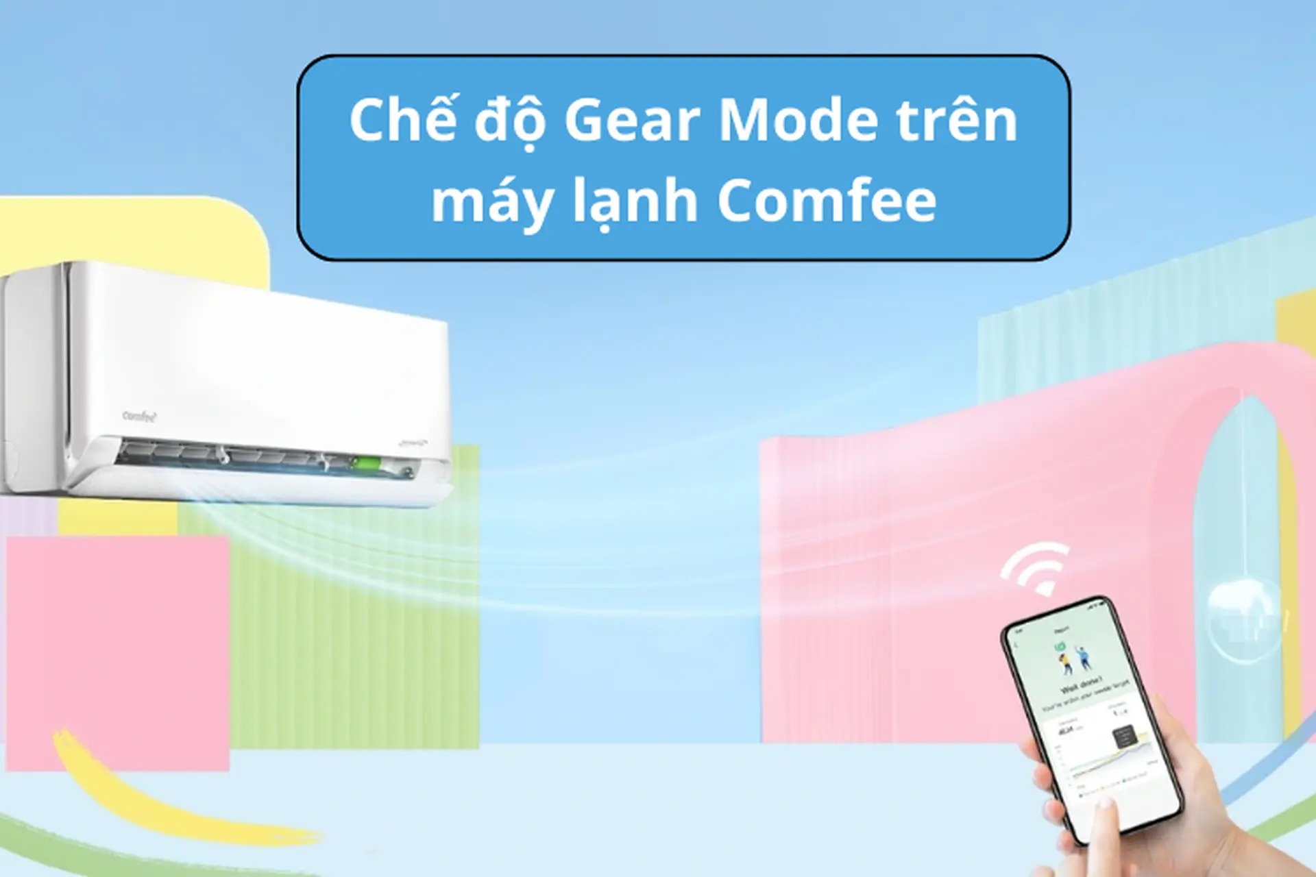 Máy Lạnh Comfee Inverter 1.5 HP CFS-13VGEF