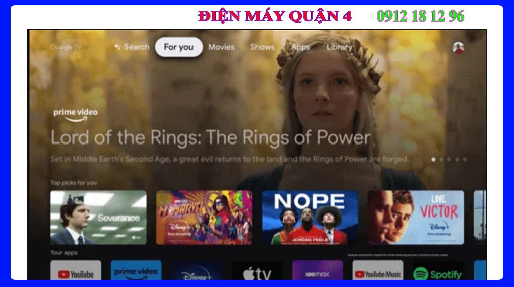 Google Tivi QLED TCL 43 inch 43C655 Google TV