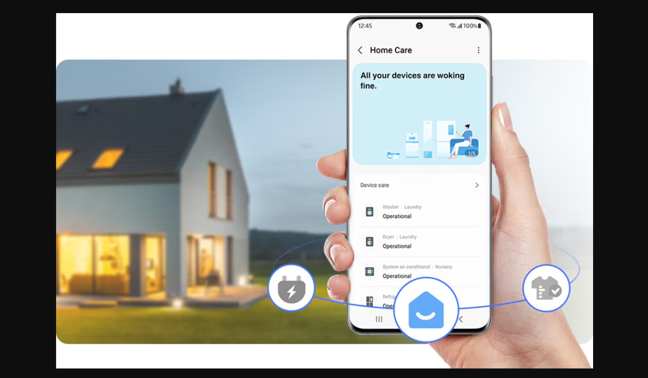 Máy Giặt Samsung Ecobubble Inverter 17 kg WA17CG6442BDSV Điều Khiển Thông Minh