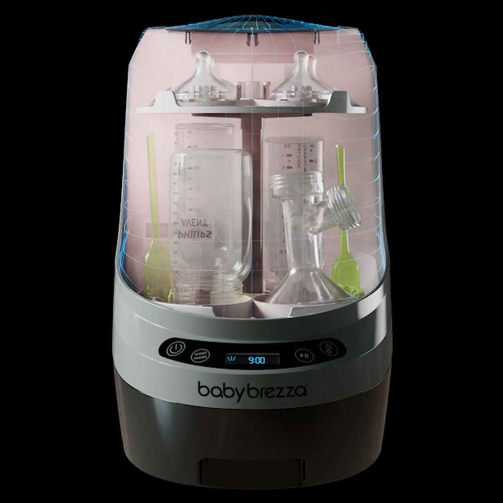 Máy Rửa Bình Sữa Baby Brezza Bottle Washer Pro Sấy Khô Hoàn Toàn Bằng Khí Nóng