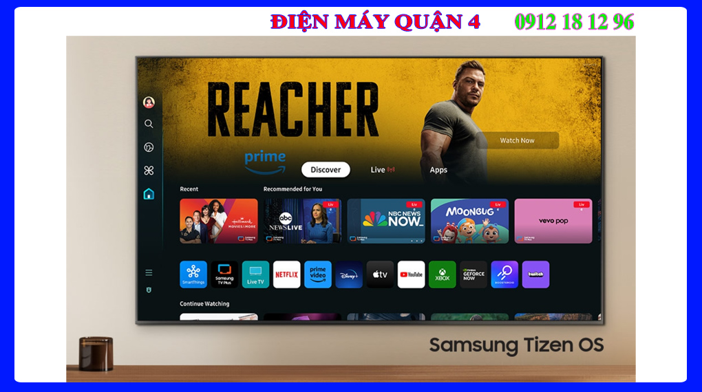 Smart Tivi QLED Samsung 4K 55 inch QA55Q70D Tizen OS