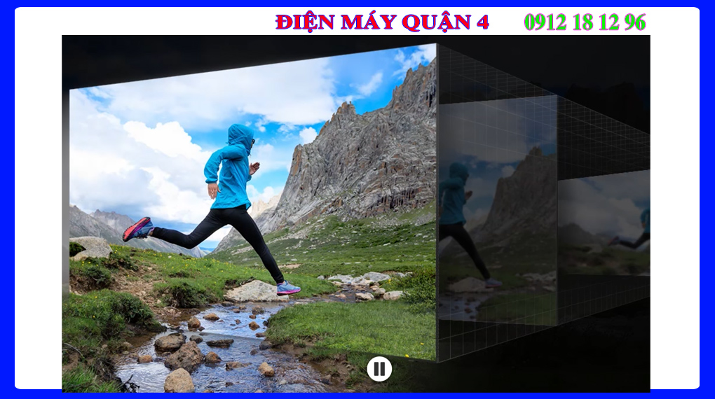 Smart Tivi QLED Samsung 4K 65 inch QA65Q70DA 4K AI Upscaling