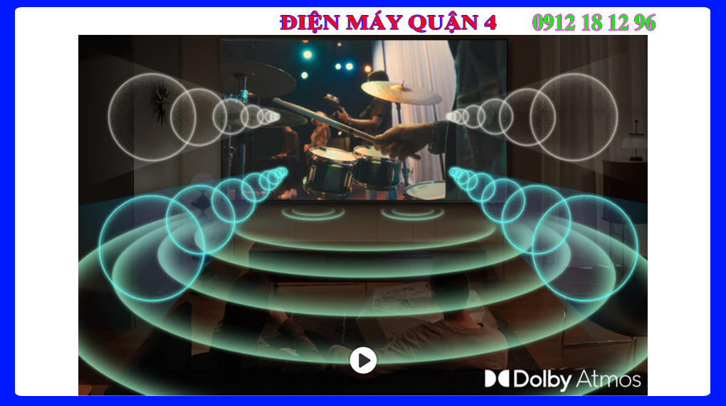 Smart Tivi QLED Samsung 4K 75 inch QA75Q80DA Dolby Atmos