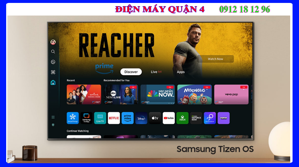 Smart Tivi Samsung 4K 98 inch UA98DU9000 Tizen™