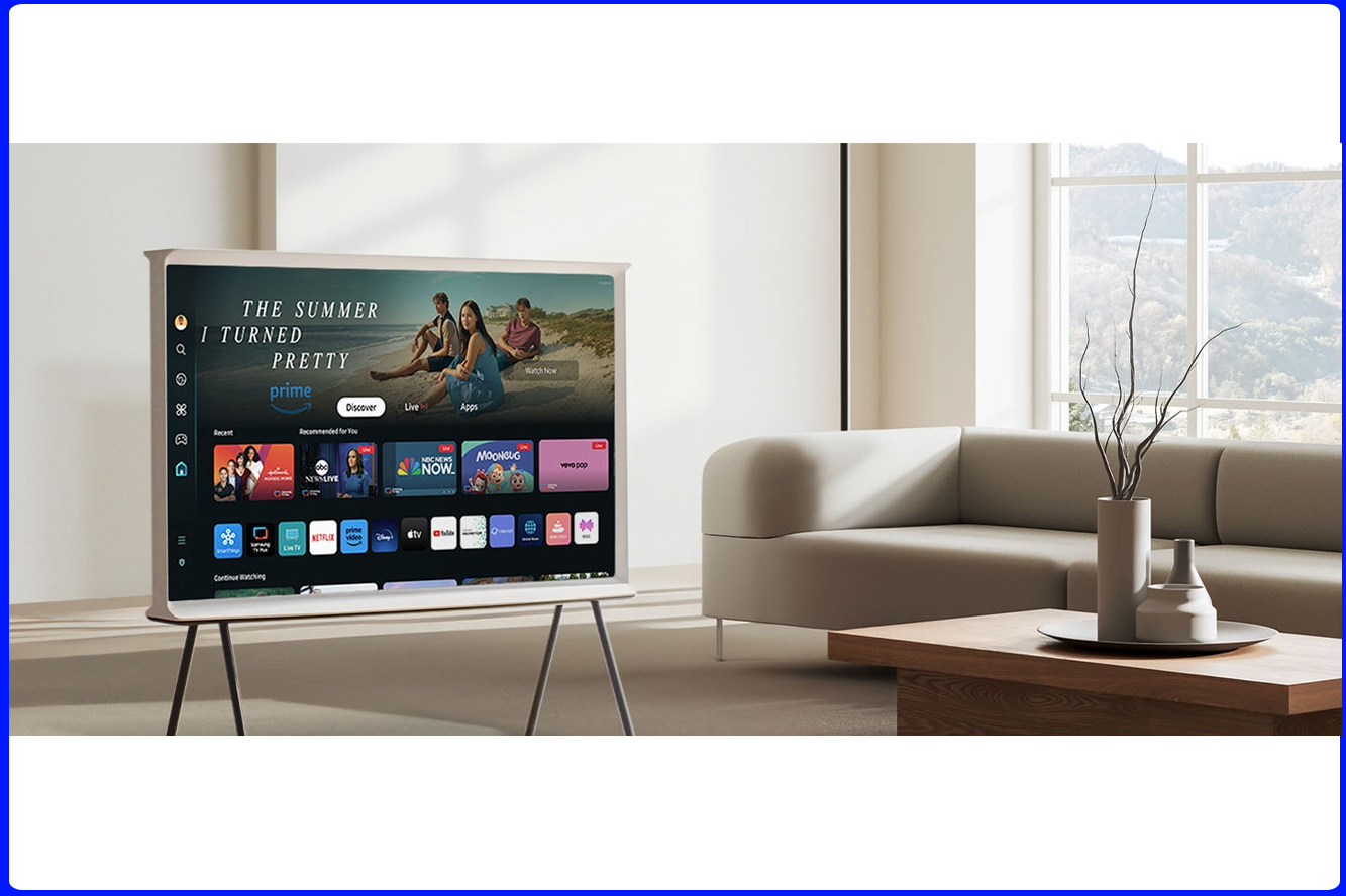 Smart Tivi The Serif QLED Samsung 4K 65 inch QA65LS01D - TIZEN OS