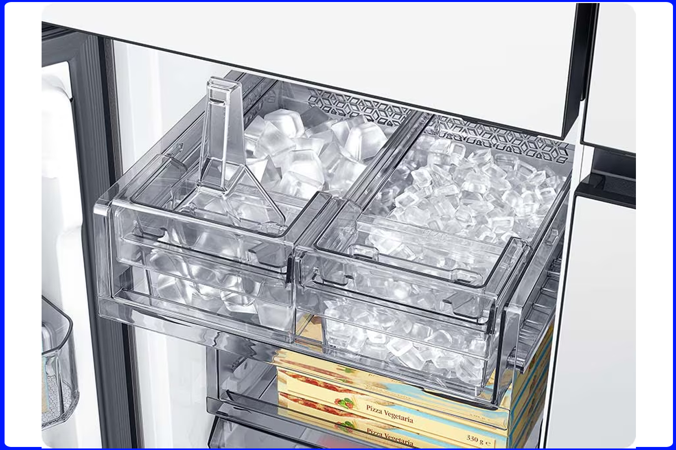 Tủ lạnh Samsung Inverter 636 Lít RF65DB990012SV - Làm đá tự động