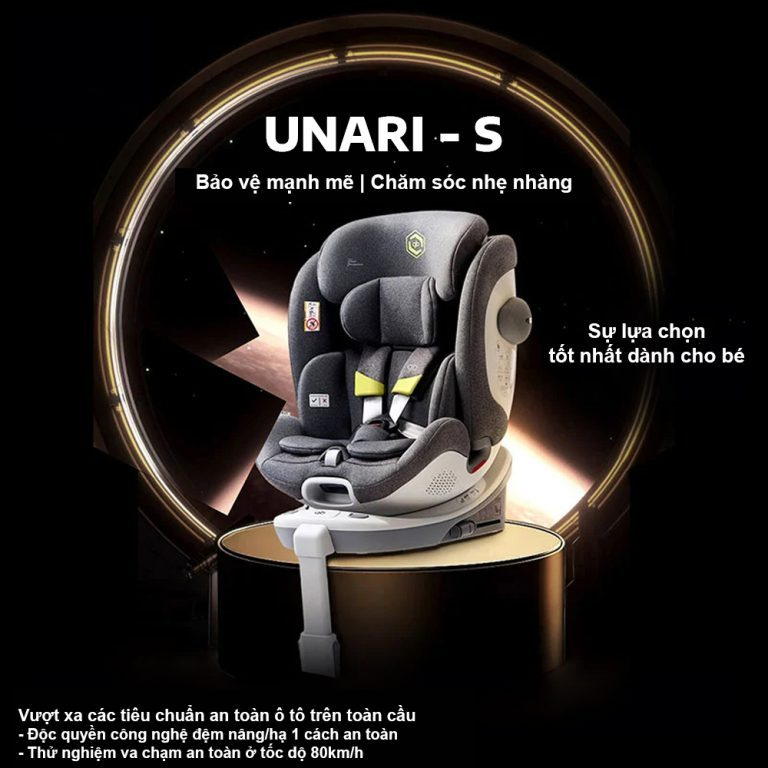Ghế ngồi ô tô Gb Unari-S Stage 0+1/2 (từ 0-7 tuổi)