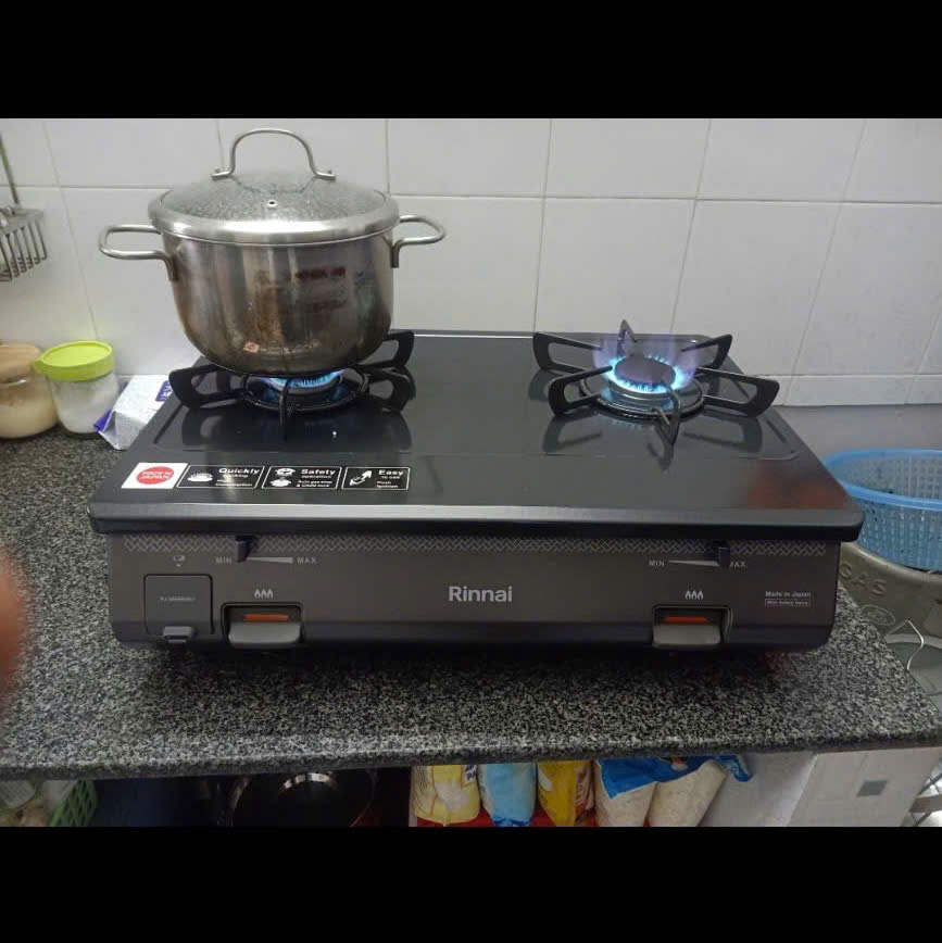 BẾP GAS ĐỂ BÀN RINNAI NHẬP NHẬT RJ-565EB(SV)