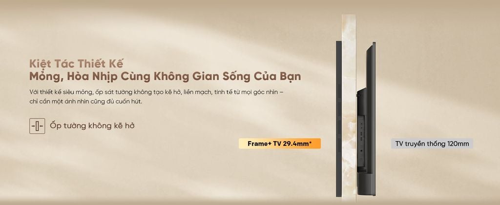 Google TV Coocaa 65L75 65 inch FRAME+ PRO – Khung tranh