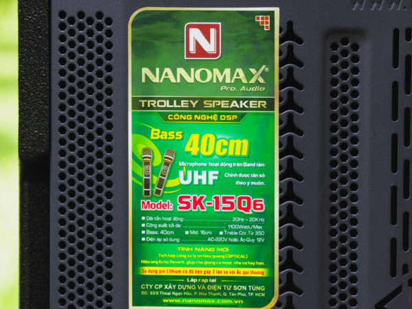 Loa kéo Karaoke Bluetooth Nanomax SK-15Q6