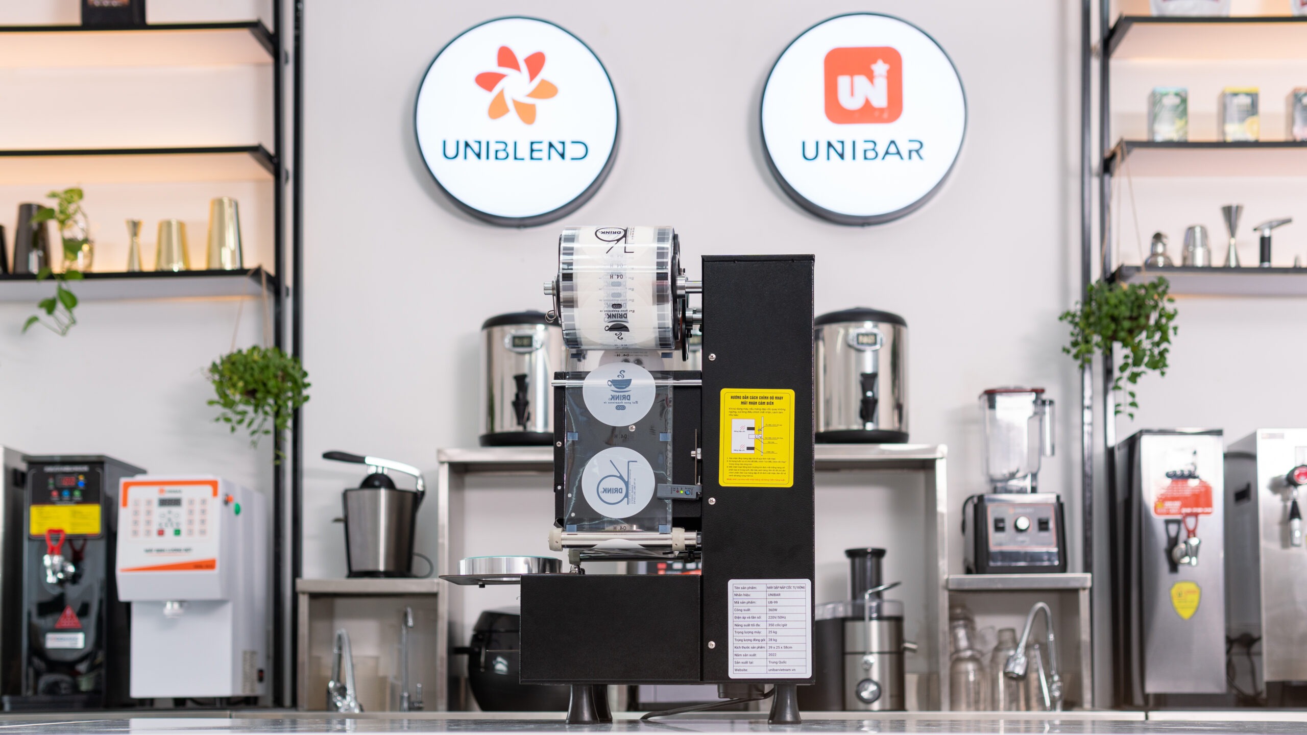 MÁY DẬP NẮP CỐC TỰ ĐỘNG UNIBAR UBSK-99