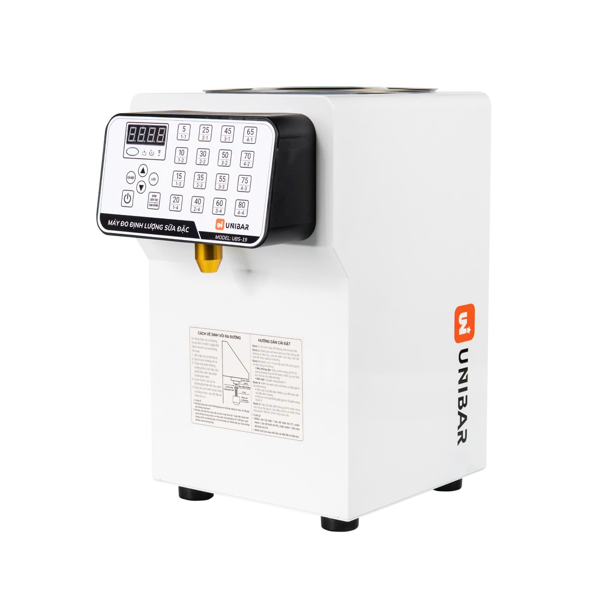 Máy đo định lượng sữa đặc Unibar UBS-19