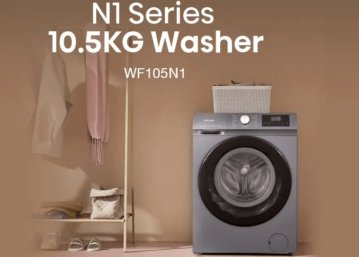 Máy giặt Hisense Inverter 10.5kg WF105N1