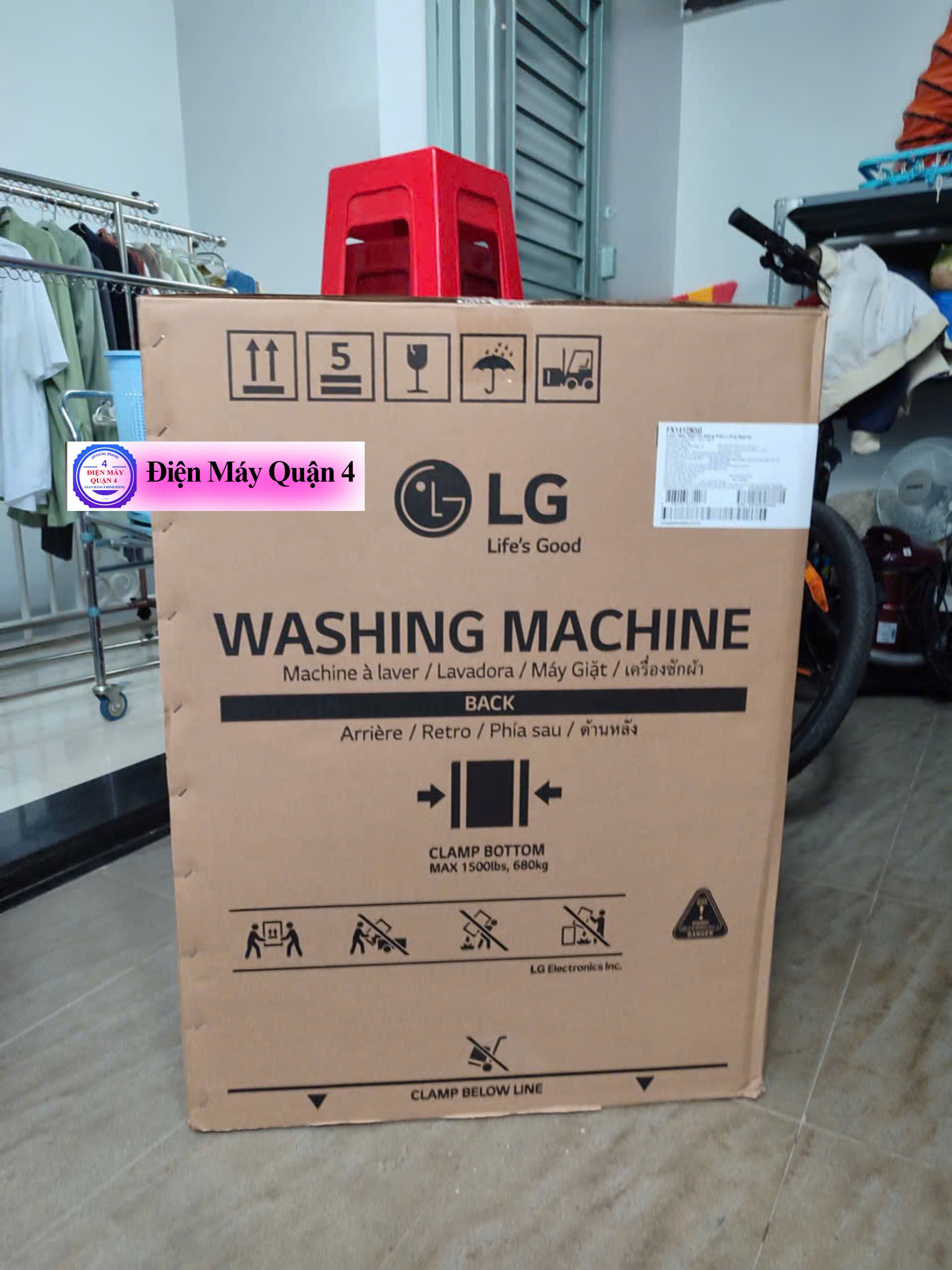 Máy giặt Lg Inverter 12 kg FX1412N5G