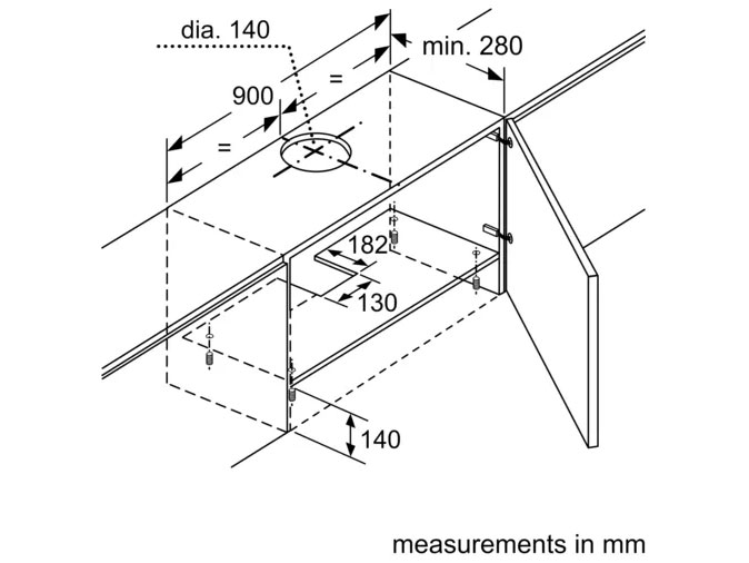 Máy hút mùi Bosch DFT93AC50 Series 4
