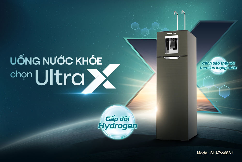 Máy lọc nước RO Sunhouse UltraX 11 lõi SHA76668SH