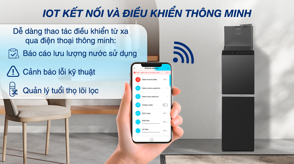Máy lọc nước Toshiba TWP-IW2469SVN(W)