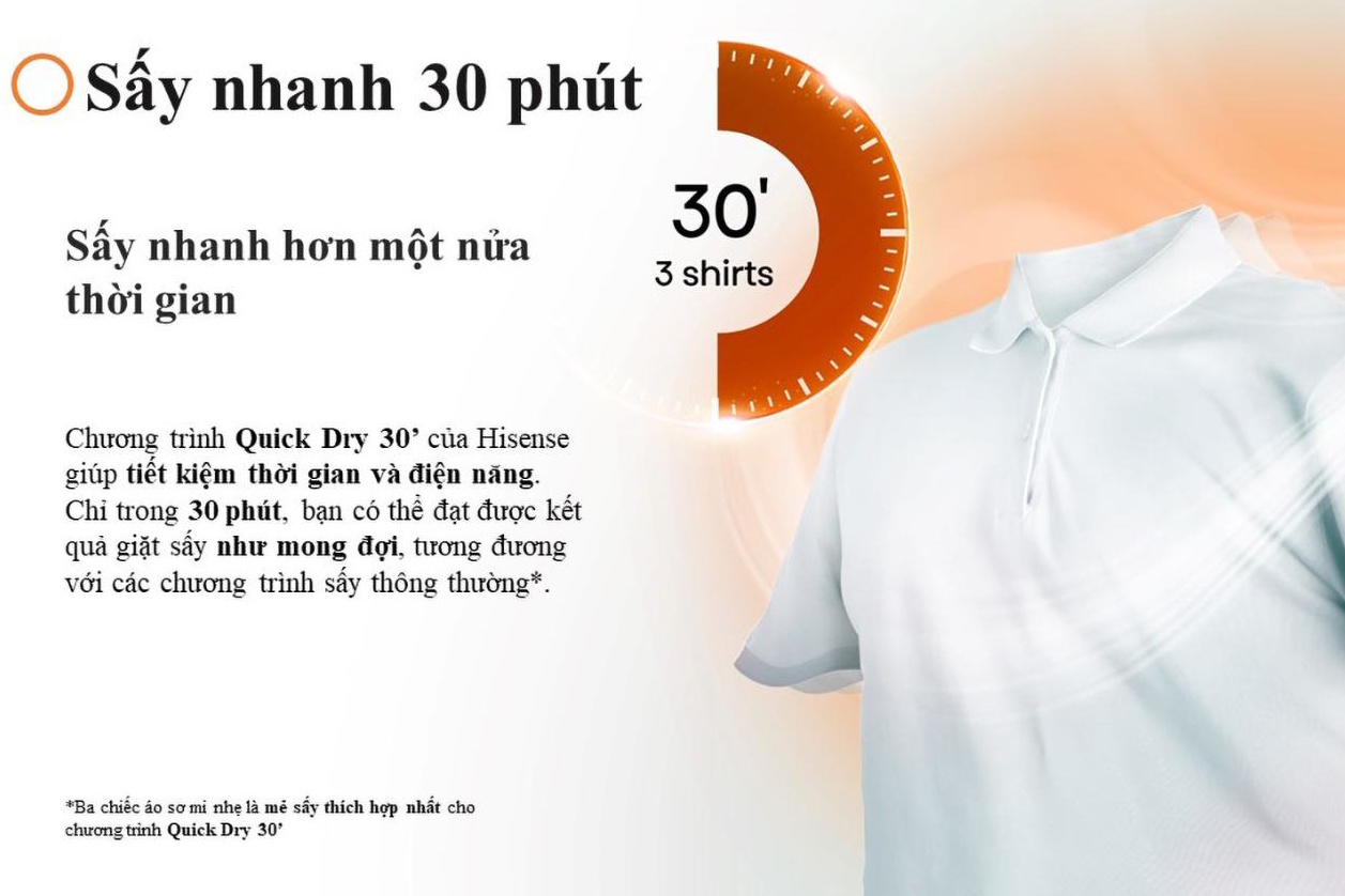 Máy sấy quần áo bơm nhiệt Hisense 8kg DH80N1T