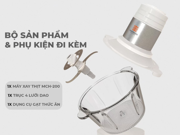 Máy xay thịt Hawonkoo MCH-200
