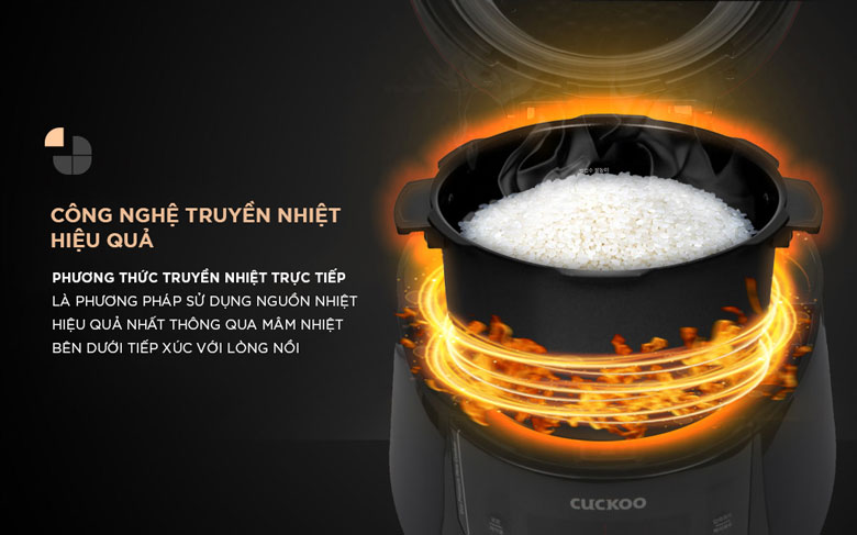 Nồi cơm áp suất điện tử Cuckoo 1.8 lít CRP-QW1000F/SIBKVNCV