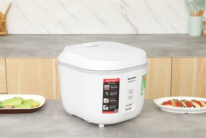 Nồi cơm nắp gài Sharp 1.8 lít KS-PR20ETV-WH