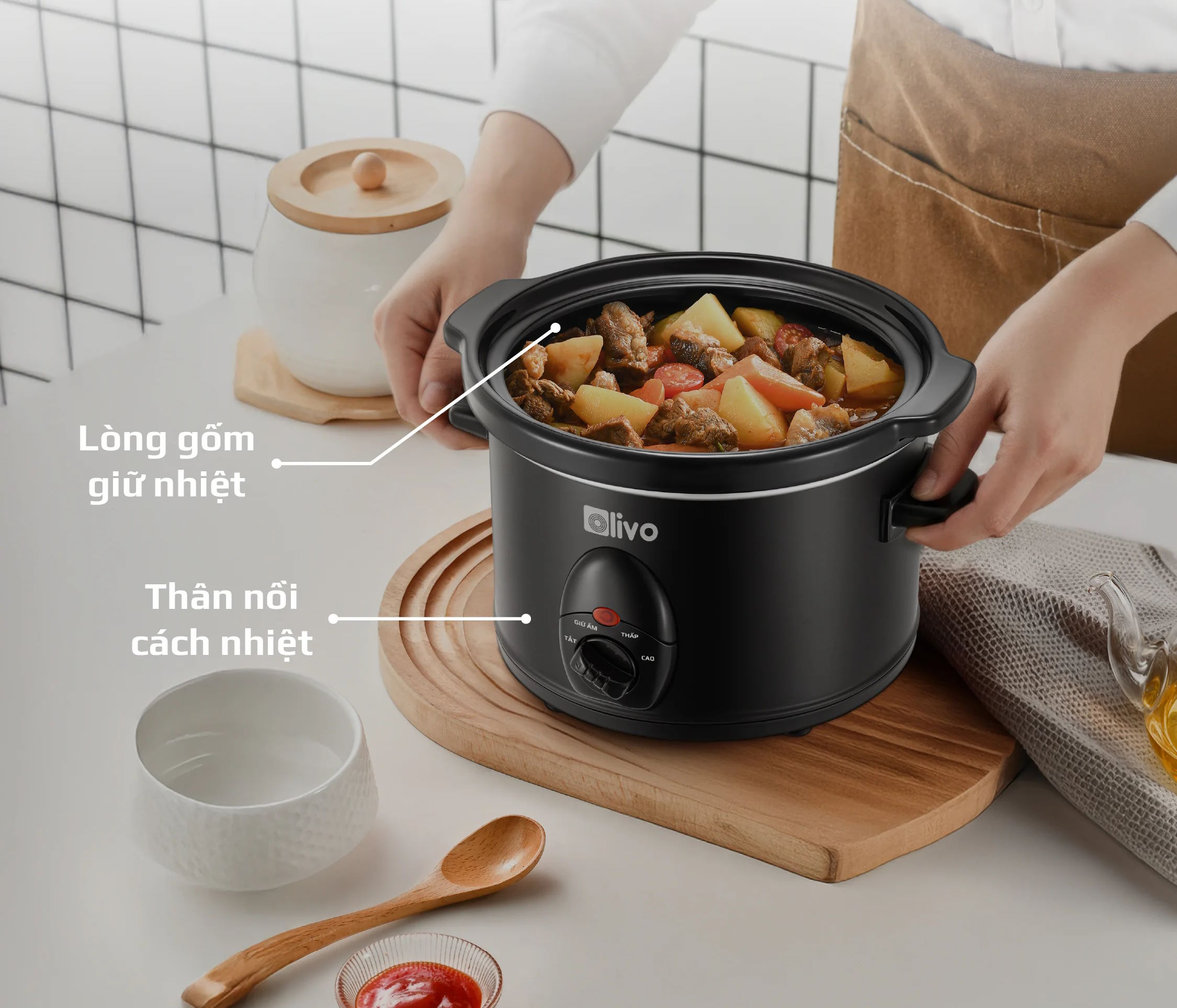 Nồi nấu chậm Olivo SC25