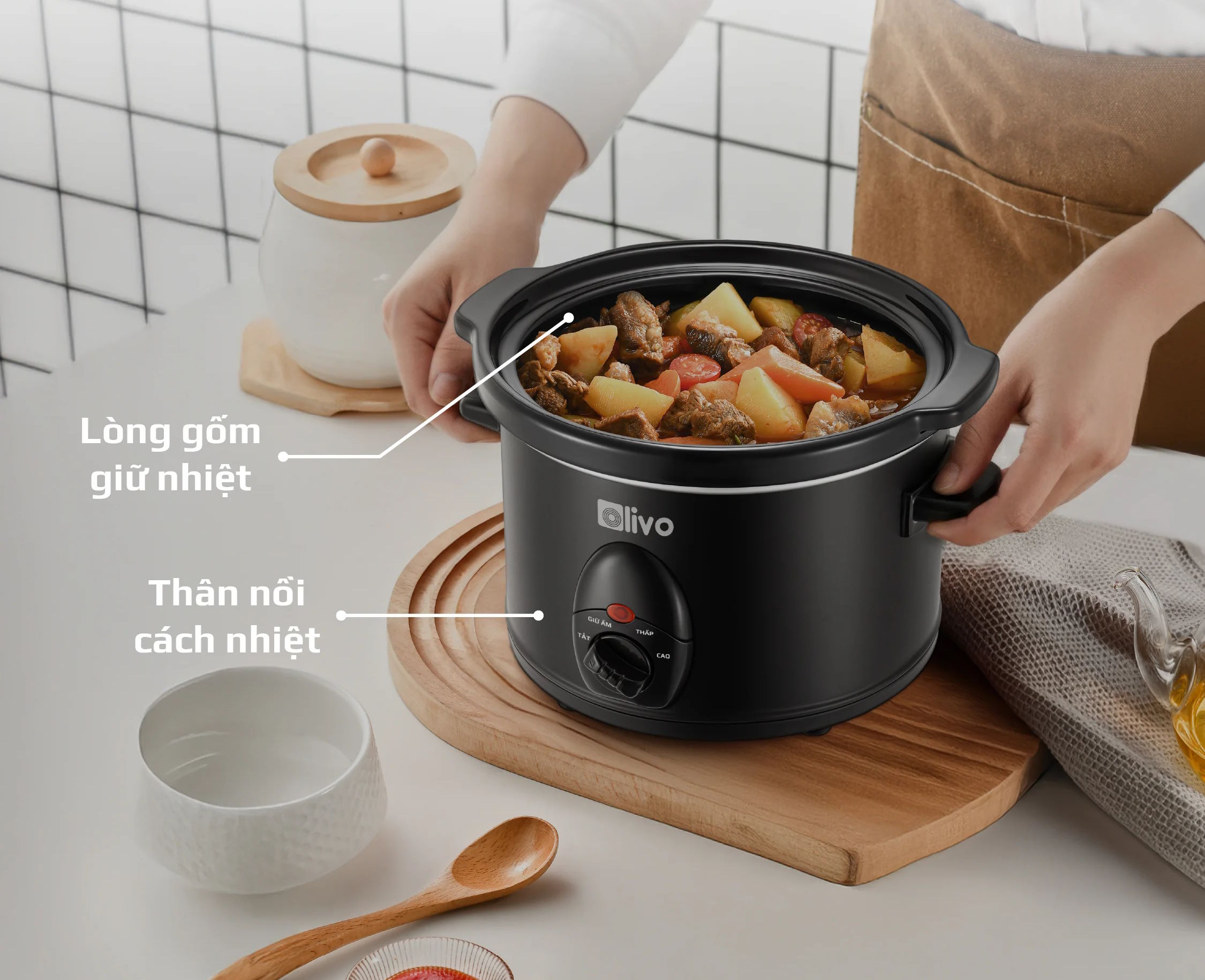 Nồi nấu chậm Olivo SC30