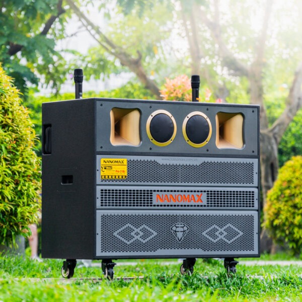 Loa Kéo Bình & Điện Nanomax Pro-218C Bass Đôi 50cm 3000w