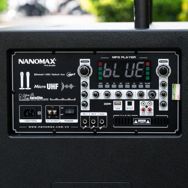 Loa Kéo Bình & Điện Nanomax Pro-218C Bass Đôi 50cm 3000w