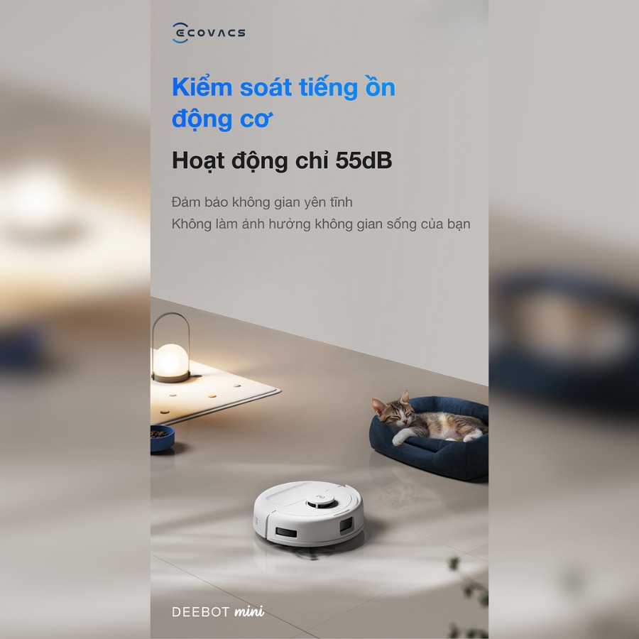 Robot hút bụi lau nhà Ecovacs Deebot Mini