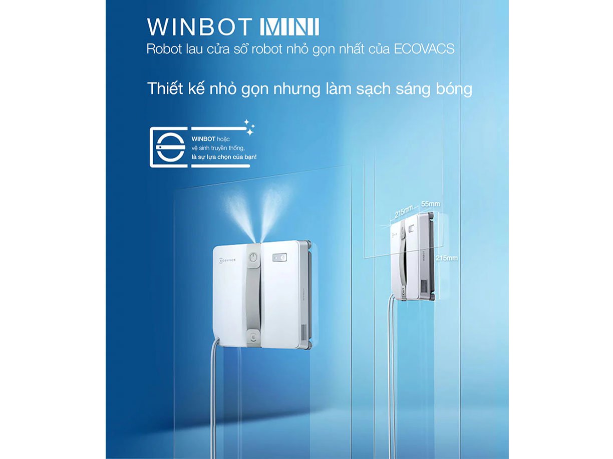 Robot lau kính Ecovacs Winbot Mini