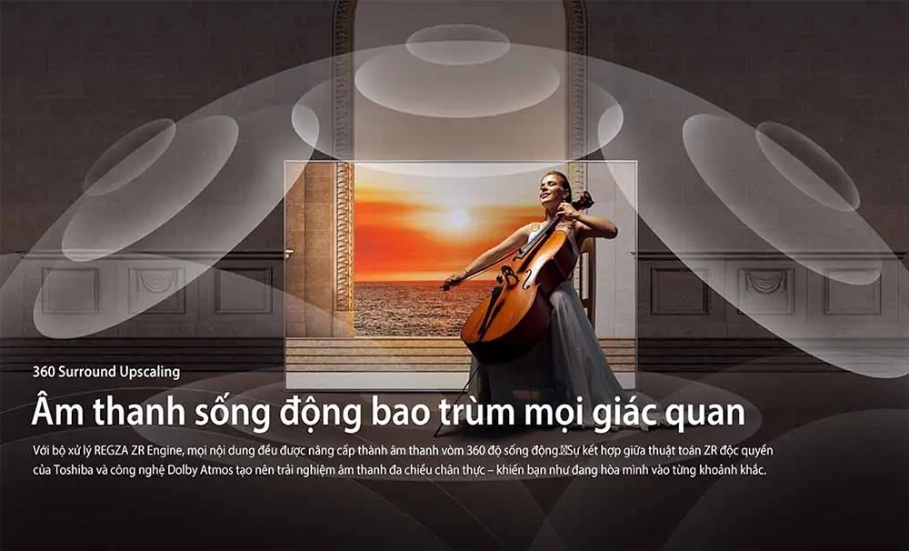 Smart Tivi QLED Toshiba AI 4K 85 inch 85M450RP