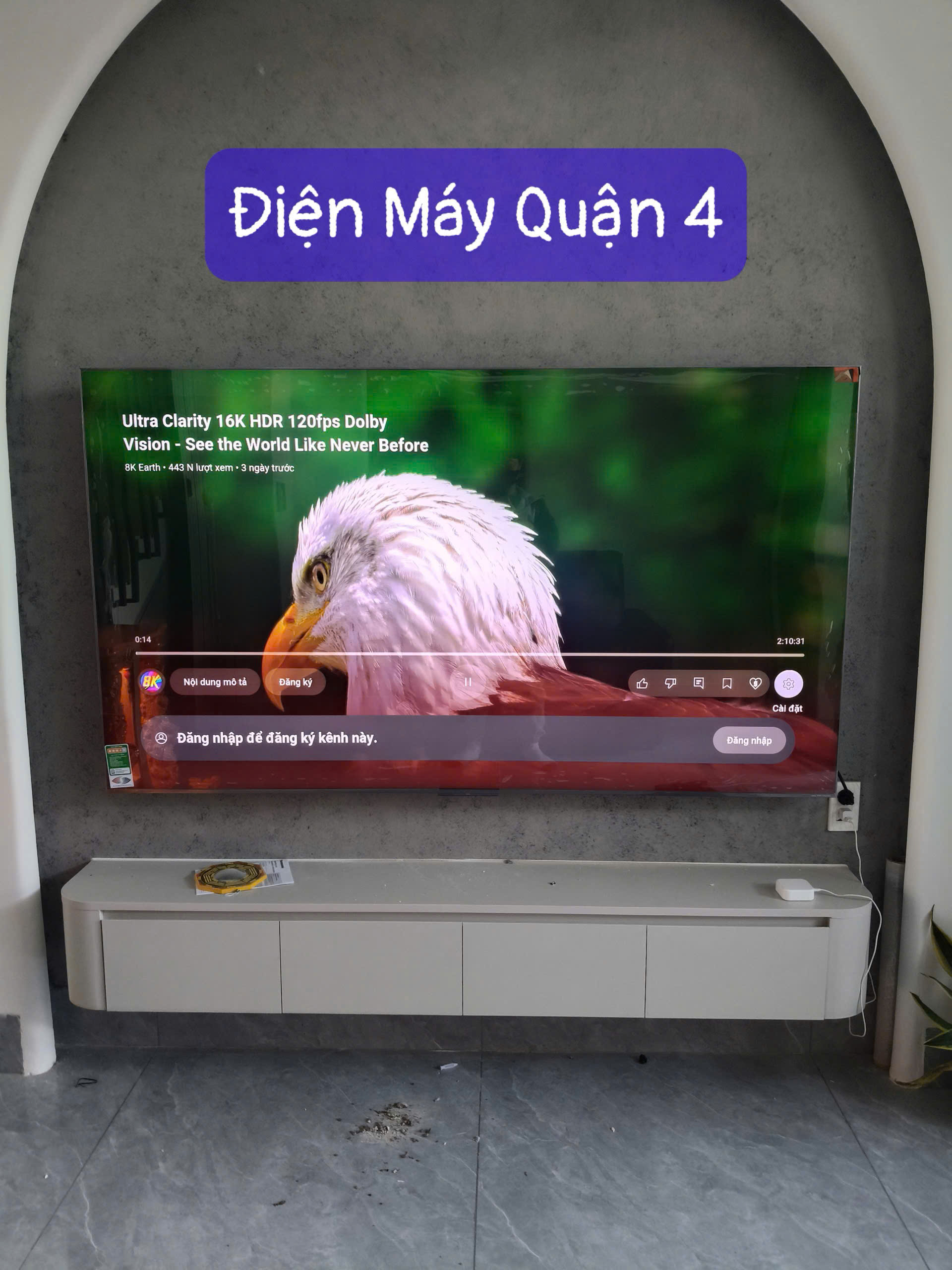Google Tivi QD‑Mini LED TCL 75C8K 4K 75 inch