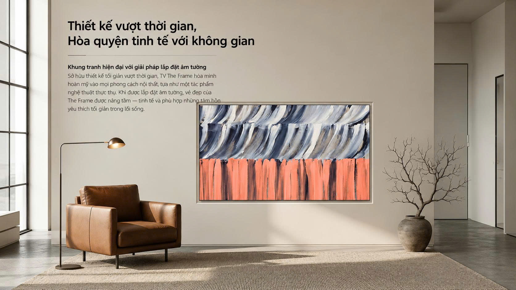 Tivi Khung Tranh Samsung QLED 4K 55 Inch 55LS03H