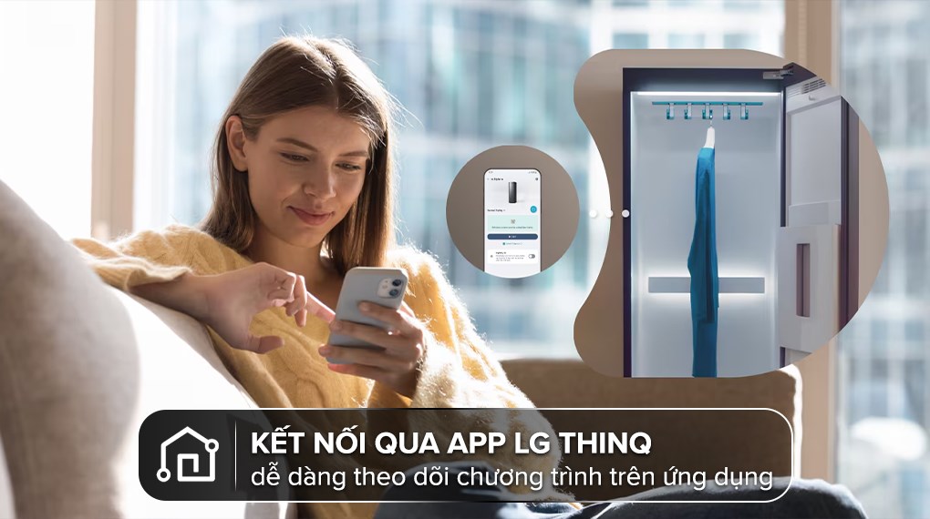 Tủ chăm sóc quần áo thông minh LG Styler SC5GMR80H