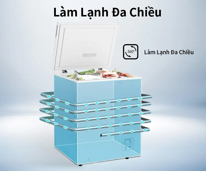 Tủ đông Hisense 202 lít FC260D4EWC1